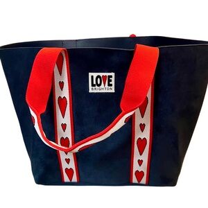 Brighton 2025 Velveteen Love Tote